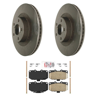 AmeriBRAKES® - AmeriPLATINUM™ Front Brake Kit with Ceramic Pads