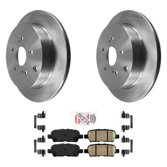 AmeriBRAKES® - AmeriPRO™ Plain Rear Brake Kit with Ceramic Pads