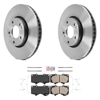 AmeriBRAKES® - AmeriPLATINUM Brake Rotors with Brake Pads