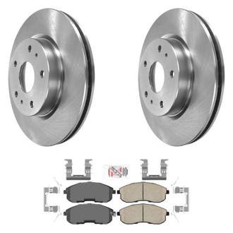 AmeriBRAKES® - AmeriPRO™ Plain Front Brake Kit with Ceramic Pads