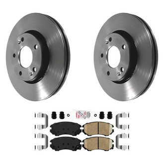 AmeriBRAKES® - AmeriPLATINUM™ Front Brake Kit with Ceramic Pads