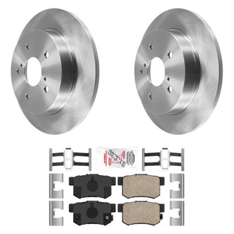 AmeriBRAKES® - AmeriPRO™ Plain Rear Brake Kit with Ceramic Pads