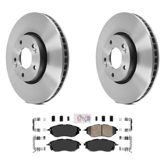 AmeriBRAKES® - AmeriPLATINUM™ Front Brake Kit with Ceramic Pads