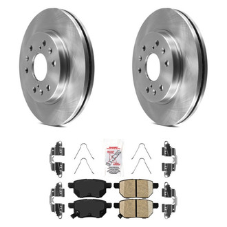 AmeriBRAKES® - AmeriPRO™ Plain Rear Brake Kit with Ceramic Pads