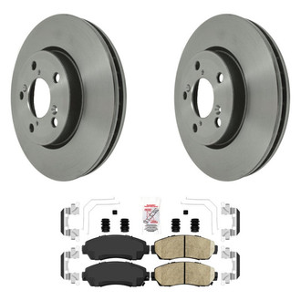 AmeriBRAKES® - AmeriPLATINUM™ Front Brake Kit with Ceramic Pads