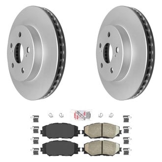AmeriBRAKES® - AmeriPRO™ Plain Front Brake Kit with Ceramic Pads