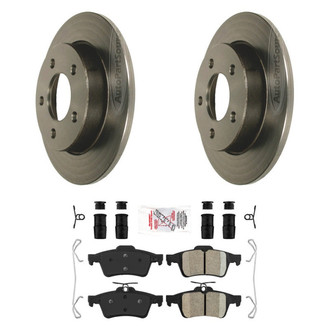 AmeriBRAKES® - AmeriPLATINUM™ Rear Brake Kit with Ceramic Pads