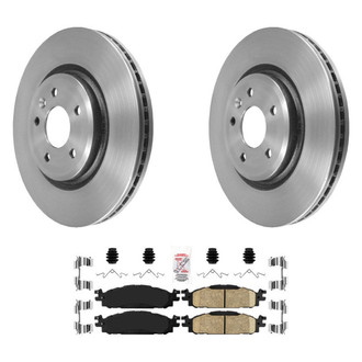 AmeriBRAKES® - AmeriPLATINUM™ Front Brake Kit with Ceramic Pads