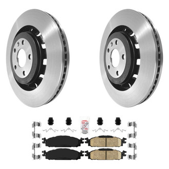 AmeriBRAKES® - AmeriPLATINUM™ Front Brake Kit with Ceramic Pads