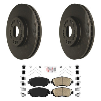 AmeriBRAKES® - AmeriPLATINUM™ Front Brake Kit with Ceramic Pads
