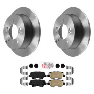 AmeriBRAKES® - AmeriPLATINUM™ Rear Brake Kit with Ceramic Pads