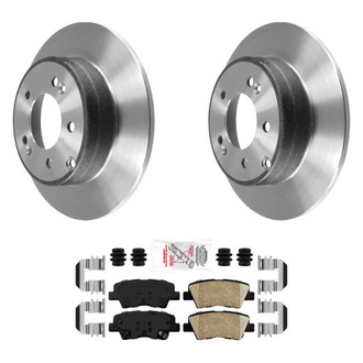 AmeriBRAKES® - AmeriPLATINUM™ Rear Brake Kit with Ceramic Pads