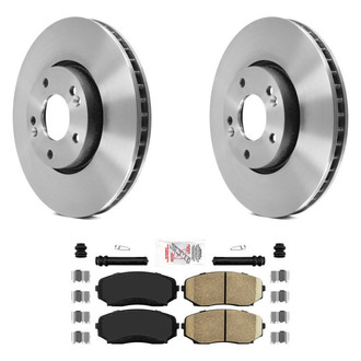 AmeriBRAKES® - AmeriPLATINUM™ Front Brake Kit with Ceramic Pads