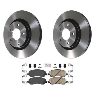 AmeriBRAKES® - AmeriPLATINUM™ Front Brake Kit with Ceramic Pads