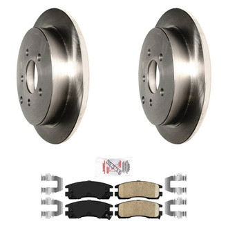 AmeriBRAKES® - AmeriPRO™ Plain Rear Brake Kit with Ceramic Pads