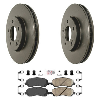 AmeriBRAKES® - AmeriPLATINUM™ Front Brake Kit with Ceramic Pads