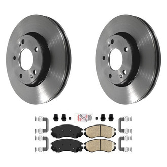 AmeriBRAKES® - AmeriPLATINUM™ Front Brake Kit with Ceramic Pads