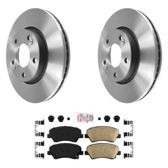 AmeriBRAKES® - AmeriPLATINUM™ Front Brake Kit with Ceramic Pads