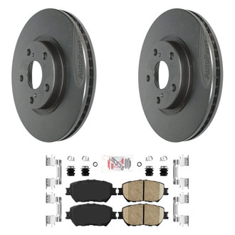 AmeriBRAKES® - AmeriPLATINUM™ Front Brake Kit with Ceramic Pads