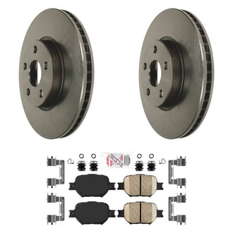 AmeriBRAKES® - AmeriPLATINUM Brake Rotors with Brake Pads