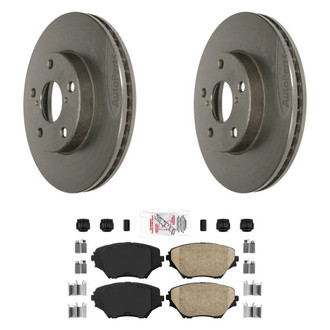 AmeriBRAKES® - AmeriPLATINUM™ Front Brake Kit with Ceramic Pads