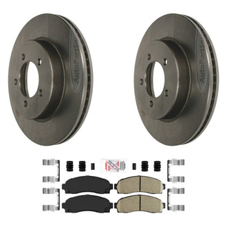 AmeriBRAKES® - AmeriPLATINUM™ Front Brake Kit with Ceramic Pads