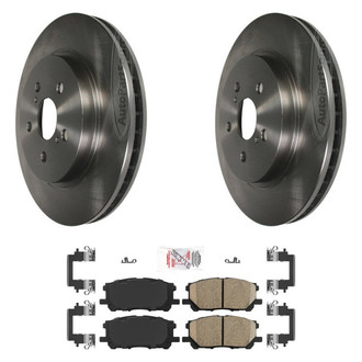 AmeriBRAKES® - AmeriPRO™ Plain Front Brake Kit with Ceramic Pads
