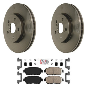 AmeriBRAKES® - AmeriPLATINUM™ Front Brake Kit with Ceramic Pads
