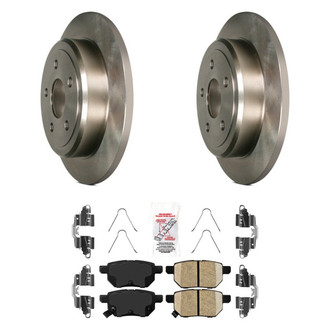 AmeriBRAKES® - AmeriPRO™ Plain Rear Brake Kit with Ceramic Pads