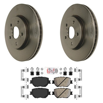 AmeriBRAKES® - AmeriPLATINUM™ Front Brake Kit with Ceramic Pads