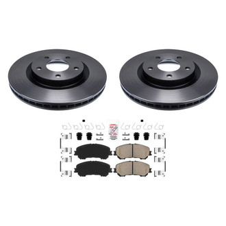 AmeriBRAKES® - AmeriPLATINUM™ Front Brake Kit with Ceramic Pads