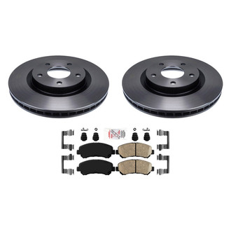 AmeriBRAKES® - AmeriPLATINUM™ Front Brake Kit with Ceramic Pads