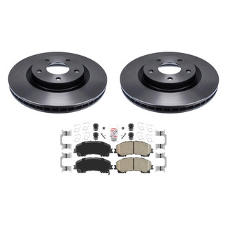 AmeriBRAKES® - AmeriPLATINUM™ Front Brake Kit with Ceramic Pads