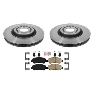 AmeriBRAKES® - AmeriPLATINUM™ Front Brake Kit with Ceramic Pads
