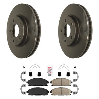 AmeriBRAKES® - AmeriPLATINUM™ Front Brake Kit with Ceramic Pads