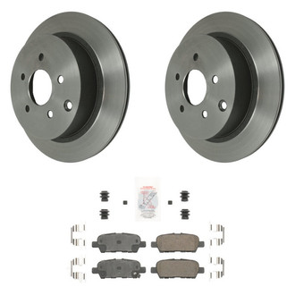 AmeriBRAKES® - AmeriPLATINUM Brake Rotors with Brake Pads