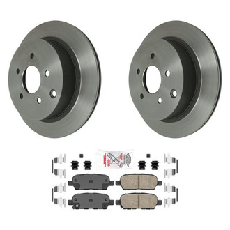 AmeriBRAKES® - AmeriPLATINUM Brake Rotors with Brake Pads