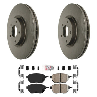 AmeriBRAKES® - AmeriPLATINUM™ Front Brake Kit with Ceramic Pads