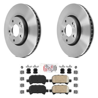 AmeriBRAKES® - AmeriPLATINUM™ Rear Brake Kit with Ceramic Pads