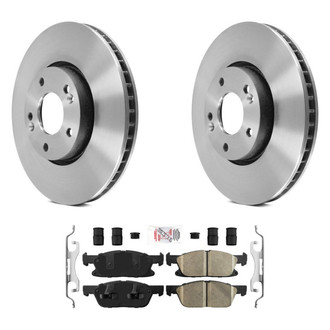 AmeriBRAKES® - AmeriPLATINUM™ Front Brake Kit with Ceramic Pads