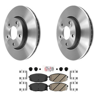 AmeriBRAKES® - AmeriPLATINUM™ Front Brake Kit with Ceramic Pads