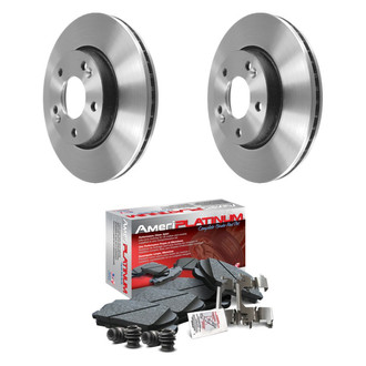 AmeriBRAKES® - AmeriPLATINUM™ Front Brake Kit with Ceramic Pads