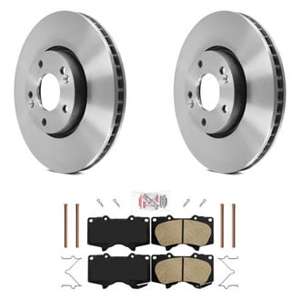 AmeriBRAKES® - AmeriPLATINUM™ Front Brake Kit with Ceramic Pads