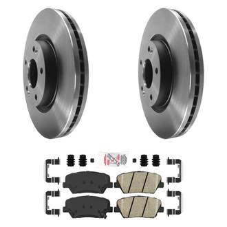 AmeriBRAKES® - AmeriPLATINUM™ Front Brake Kit with Ceramic Pads