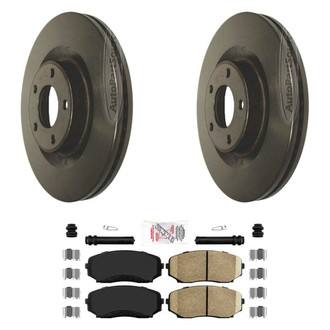 AmeriBRAKES® - AmeriPLATINUM Brake Rotors with Brake Pads