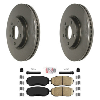 AmeriBRAKES® - AmeriPLATINUM™ Front Brake Kit with Ceramic Pads