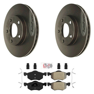 AmeriBRAKES® - AmeriPLATINUM Brake Rotors with Brake Pads