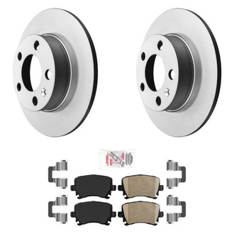 AmeriBRAKES® - AmeriPRO™ Plain Rear Brake Kit with Ceramic Pads