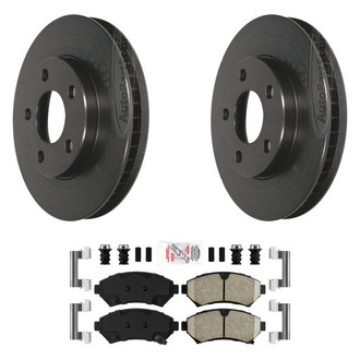 AmeriBRAKES® - AmeriPLATINUM Brake Rotors with Brake Pads