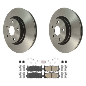 AmeriBRAKES® - AmeriPLATINUM™ Front Brake Kit with Ceramic Pads